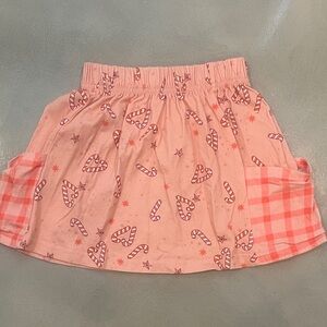 Pink Candy Cane Skirt for Kids
